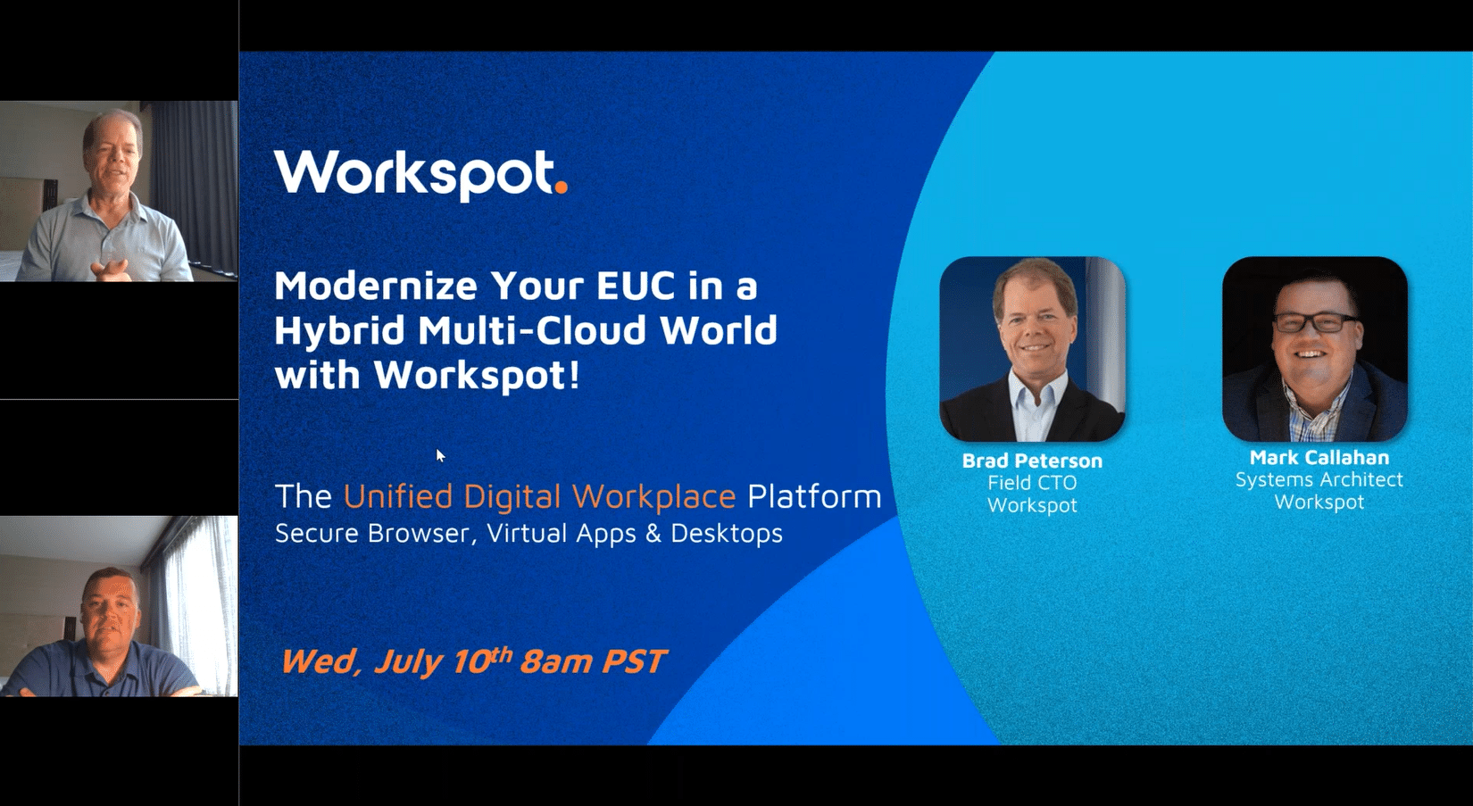 How to Modernize your VDI and EUC in a Hybrid Multi-cloud World with Workspot